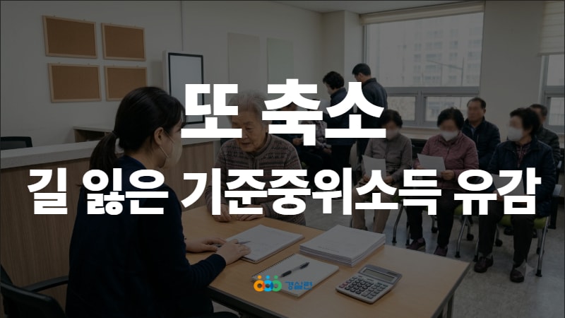 2027년 기준 중위소득 결정 실질적 격차 외면한 정부의 숫자놀음 비판
